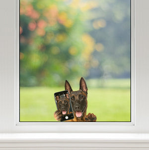 Do You Like My Selfie - Belgian Malinois Car/ Door/ Fridge/ Laptop Sticker V1