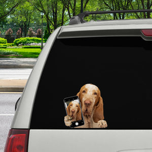 Do You Like My Selfie - Bracco Italiano Car/ Door/ Fridge/ Laptop Sticker V1