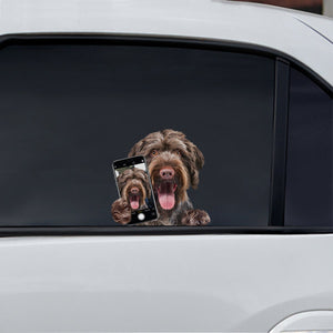 Do You Like My Selfie - German Wirehaired Pointer Car/ Door/ Fridge/ Laptop Sticker V1