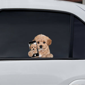 Do You Like My Selfie - Maltipoo Car/ Door/ Fridge/ Laptop Sticker V1
