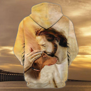 Doberman With God Unisex Hoodie