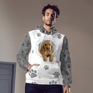 English Cocker Spaniel-Paw Dog Unisex Hoodie