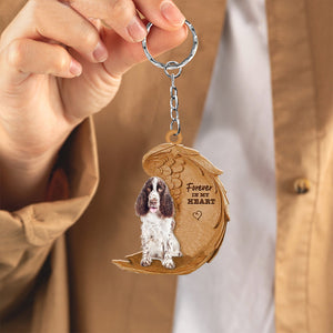 English Springer Spaniel In My Heart Flat Acrylic Keychain