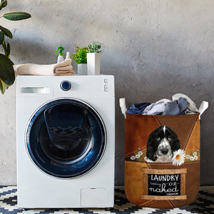 English Springer Spaniel003 Laundry Today Or Naked Tomorrow Laundry Basket