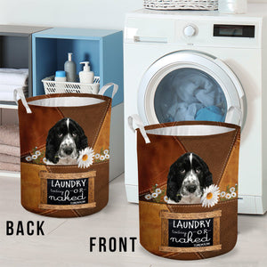 English Springer Spaniel003 Laundry Today Or Naked Tomorrow Laundry Basket