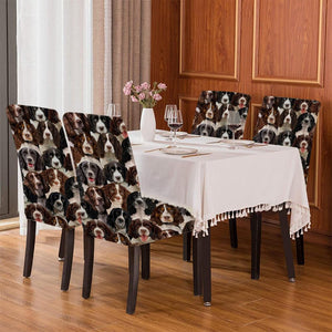 A Bunch Of English Springer Spaniels Chair Cover/Great Gift Idea For Dog Lovers