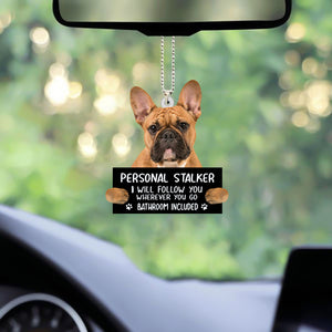 French Bulldog02 Personal Stalker Car Hanging Ornament