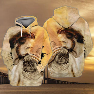 French Bulldog With God Unisex Hoodie