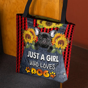 French Bulldog -Just A Girl Who Loves Dog Tote Bag