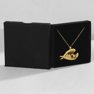 French Bulldog_1 Sleeping Angel Necklace