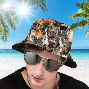 A Bunch Of French Bulldogs Bucket Hat