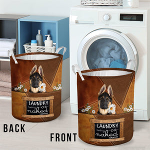 German Shepherd02 Laundry Today Or Naked Tomorrow Laundry Basket