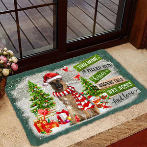 This Home Is Filled With Kisses/German Shepherd Doormat