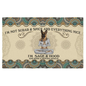 Wish A Mufuka Would-German Shepherd Doormat