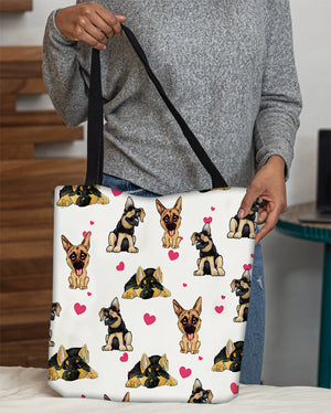 Cute German Shepherd Tote Bag