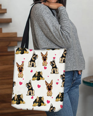 Cute German Shepherd Tote Bag