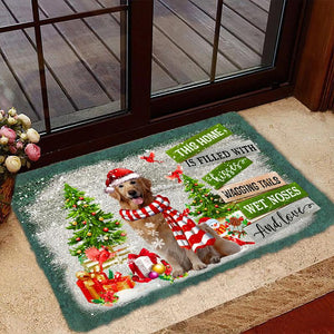 This Home Is Filled With Kisses/Golden Retriever Doormat
