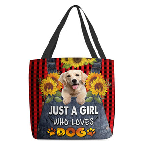 Golden Retriever -Just A Girl Who Loves Dog Tote Bag