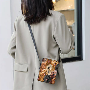 A Bunch Of Goldendoodles Oxford Cloth Zipped Messenger Bag