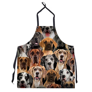 A Bunch Of Great Danes Apron/Great Gift Idea For Christmas