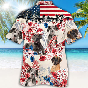 Great Dane Hawaiian Shirt