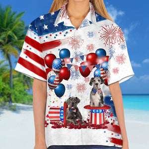 Great Dane Independence Day Hawaiian Shirt