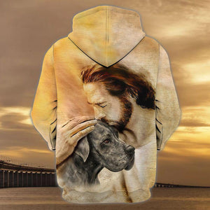 Great Dane With God Unisex Hoodie