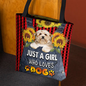 Havanese-Just A Girl Who Loves Dog Tote Bag