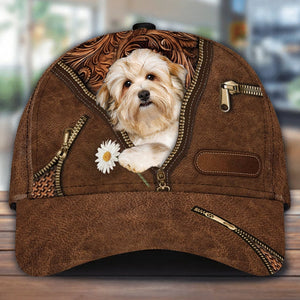 Havanese Holding Daisy Unisex Cap