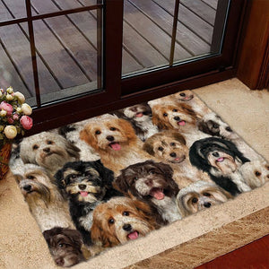 A Bunch Of Havaneses Doormat
