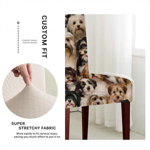 A Bunch Of Havaneses Chair Cover/Great Gift Idea For Dog Lovers