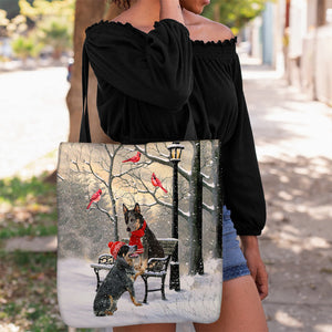 Heeler Hello Christmas/Winter/New Year Tote Bag