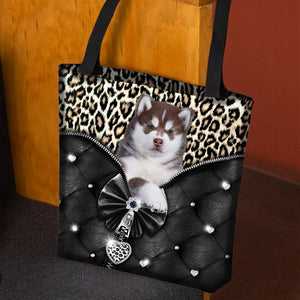 2022 New Release Husky02 All Over Printed Tote Bag