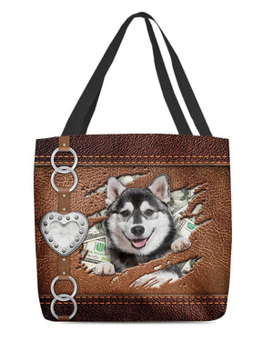 Husky Stylish Cloth Tote Bag