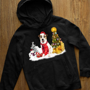 Unisex Merry Christmas Jack Russell Terrier Hoodie