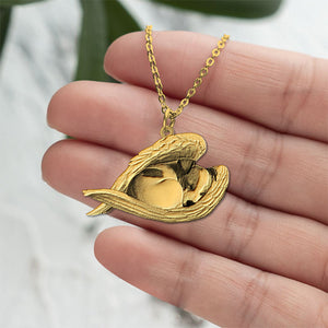 Jack Russell Terrier_ Sleeping Angel Necklace