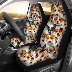 A Bunch Of Jack Russell Terriers Car Seat Cover