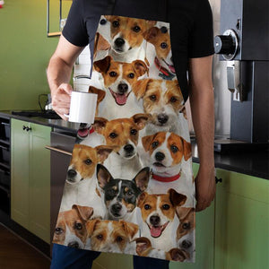 A Bunch Of Jack Russell Terriers Apron/Great Gift Idea For Christmas