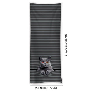 Keep You Warm - British Shorthair Cat - Scarf V1