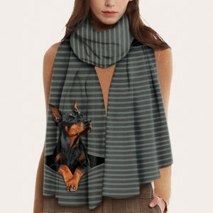 Keep You Warm - Doberman Pinscher - Scarf V2