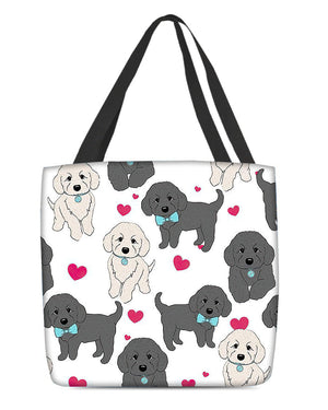 Cute Labradoodle Tote Bag