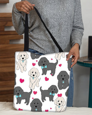 Cute Labradoodle Tote Bag