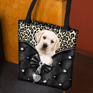2022 New Release Labrador All Over Printed Tote Bag