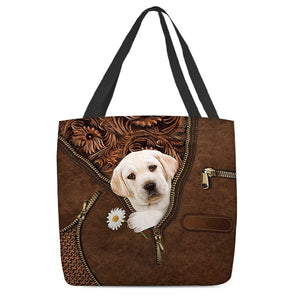 Labradoole Holding Daisy Tote Bag