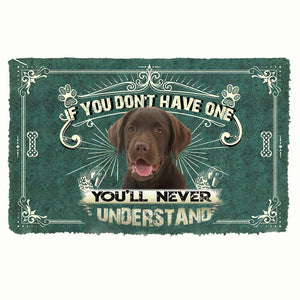 Have One Chocolate Labrador Retriever Doormat