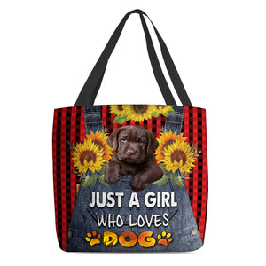Labrador Retriever 3-Just A Girl Who Loves Dog Tote Bag