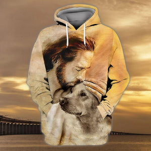 Labrador Retriever With God Unisex Hoodie