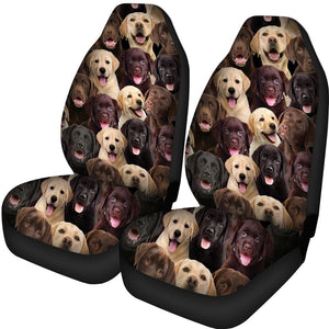 A Bunch Of Labradors Car Seat Cover