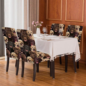 A Bunch Of Labradors Chair Cover/Great Gift Idea For Dog Lovers