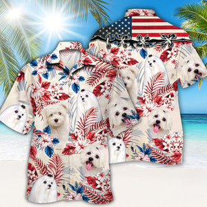 Maltese Hawaiian Shirt